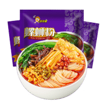 好欢螺（HAOHUANLUO）螺蛳粉经典原味螺丝粉袋装方便速食酸辣粉丝广西柳州米粉螺狮粉 加辣400g*2袋+小龙虾220g*1袋29.9元 (月销1000+)
