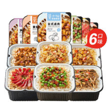 莫小仙自热米饭 6盒组合装煲仔饭整箱装1650g方便速食出游露营野餐54.8元 (月销5000+)