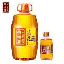 胡姬花 古法花生油6.18L(5.78L+小榨400ml)组合装食用油 物理压榨一级139.9元 (券后省10)