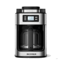 柏翠 (petrus)【国家补贴】 咖啡机家用全自动美式滴漏式磨豆研磨一体机小型办公室煮咖啡壶PE3200374元 (券后省20)