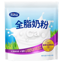 完达山（wondersun）全脂奶粉 高蛋白质高钙 生牛乳加工350g(新老包装随机发货)102.15元（合20.43元/件）