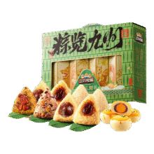 百亿补贴：三只松鼠 粽子礼盒 粽览九州14只1120g49.88元