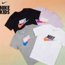 Nike耐克 男女童大童T恤 夏季纯棉经典轻便柔软HM585474.5元+250个淘金币