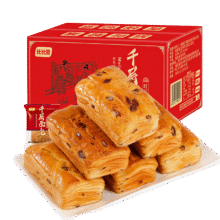 比比赞（BIBIZAN）红豆千层面包1000g整箱12.86元（需领券、plus会员和首购）