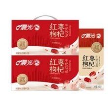晨光 红枣枸杞风味牛奶250mL*12盒*2箱新低30元包邮（1.25元/盒）