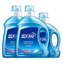 PLUS会员：蓝月亮 亮白增艳洗衣液2kg*2瓶+1kg瓶  共10斤46.08元
