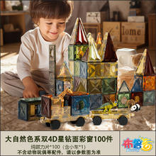 限移动端、京东百亿补贴：童年无限 ONSHINE 轨道磁力片管道拼图彩窗钻面男强磁强力儿童益智玩具积木 100片进阶-大自然护眼色系87.75元