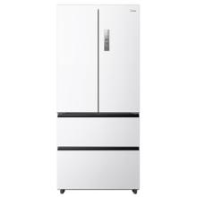 美的 M60系列520纯平全嵌法式多门四开门家用冰箱BCD-520WUFPZM(E)白4536.18元 （报暗号享专属价格）