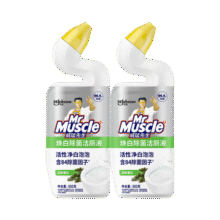 威猛先生（Mr Muscle）洁厕灵 600g*2瓶 清新雪松 洁厕剂 含84精华 卫生间马桶清洁23.9元 (月销1w+)