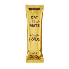 三又二分之一 猫砂伴侣ECMedia除臭因子杀菌抑菌200克*1袋0.92元包邮（天猫U先）