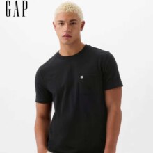 再降价、plus会员：Gap 男士纯棉T恤、需凑单44.1元+凑35.65元