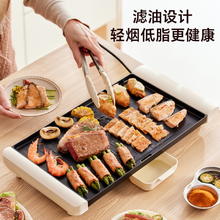 小熊 电烤炉家用烤串机无烟多功能一体电烤盘烤肉锅烤肉炉券后101.15元