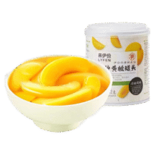 来伊份 黄桃罐头 新鲜水果罐头办公室休闲零食方便速食 【新鲜水果】312g*6罐35.9元
