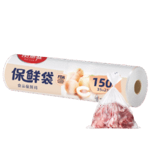 美丽雅 加厚装 点断式保鲜袋-150只（大号）8.66元（需领券）