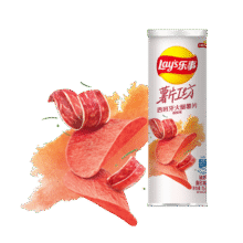 乐事（Lay's）薯片工坊 西班牙火腿薯片 咸鲜味104克 休闲零食2元