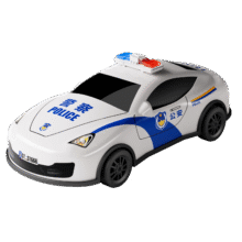 索迪 儿童合金警车玩具*3件24元（合8元/件）