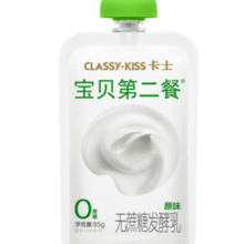 卡士 宝贝第二餐 高钙儿童低温酸奶 85g*12袋 +酸奶100g*3杯￥59.90