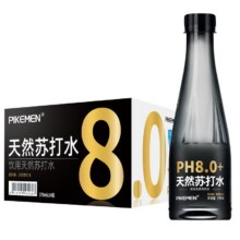 PIKEMEN 天然苏打水整箱 12瓶370ml19.59元包邮