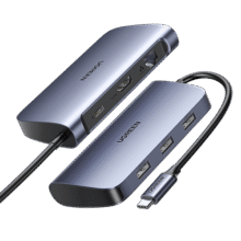 绿联Type-C扩展坞USB-C拓展坞分线器网线转接头通用iPad苹果15/16MacBook笔记本HDMI雷电4转换器充电器137元 (券后省12)