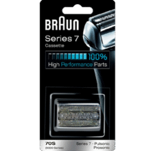 博朗（BRAUN）电动剃须刀刮胡刀配件7系刀头网膜组合70S原装进口便携520送男朋友 银色499元