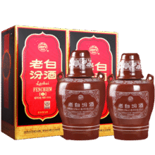 汾酒山西 汾酒 杏花村酒 老白汾10 清香型白酒 53度 475mL 2瓶336元