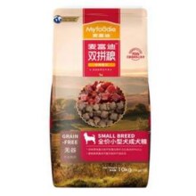 Myfoodie 麦富迪 无谷牛肉双拼 低敏配方小型成犬粮 20斤 送试吃包100g140.3元包邮