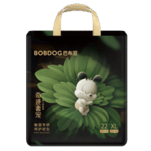 巴布豆（BOBDOG）奇迹奢宠婴儿纸尿裤XL码22片（12-17kg）【品牌直供 安心品质】79元 (月销5000+)