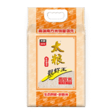 太粮 靓虾王香软米10斤 油粘米籼米 大米5kg 南方长粒猫牙米 当季新米73元 (月销1w+)