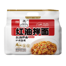 88vip：阿宽红油拌面400g干拌面皮5.6元
