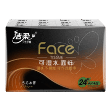 洁柔手帕纸face古龙水香可湿水面巾纸便携小包餐巾纸出行旅游必备 4层 6片*24包5.8元（需领券）