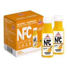 plus会员、需首购:福兰农庄NFC100%橙汁纯鲜榨果汁饮料0添加0脂肪300ml*6瓶17.8元