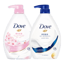 百亿补贴、PLUS会员：多芬（Dove）深层莹润沐浴乳套装 深层1kg+樱花1kg送300g+190g174.33元（合58.11元/件，返卡9.42元）