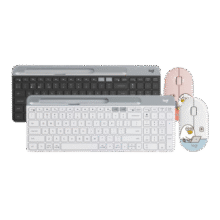 罗技（Logitech）K580无线双模蓝牙键盘 家用办公台式机笔记本IPAD手机平板便携超薄键盘 粉色轻薄 K580 芍药白229元