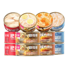 plus：宽福猫罐头宠物零食罐湿粮鲜鸡肉浓汤补水全阶段混合口味 鸡鱼良缘85g*12罐19.55元（需领券）