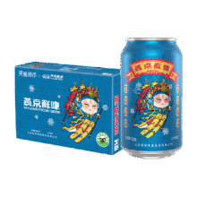 88vip：燕京啤酒 国潮鲜啤330ml*24听*2箱59.6元+3元淘金币