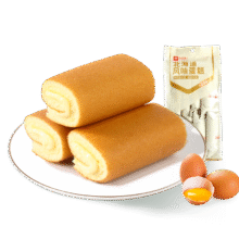 需首购：良品铺子 北海道风味蛋糕 (香蕉味) 160g面包蛋糕小袋装代餐休闲零食4.61元(有弹窗券低至2.61元，基本都能做到)