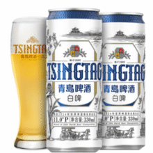 世啤赛金奖！TsingTao 青岛啤酒 11度白啤 330mL*24听 送福禧罐500mL*4罐￥83.65 比上一次爆料降低 ￥3
