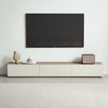 PLUS会员：林氏家居 现代简约伸缩 胡桃色2米电视柜338.98元