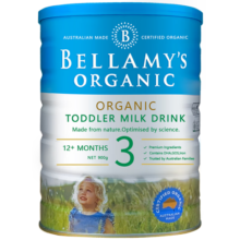 贝拉米（Bellamy's）经典有机婴幼儿配方牛奶粉900g 澳洲原装进口官方授权 【26年8月】 3段（1-3岁）178元