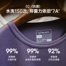 马登 超值新品！UPF50 防晒7A抗菌半袖T恤 双色任选54.4元