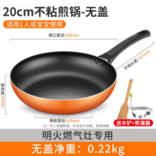 爱仕达（ASD）煎锅不粘锅平底锅厨房家用早餐牛排煎蛋锅少油烟煎锅 20cm 无盖 燃气明火专用25元 (月销1000+)