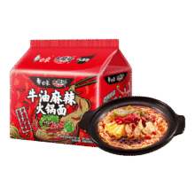 白象 方便面大辣娇火锅面117*5袋牛油麻辣火锅面五连包8.21元包邮