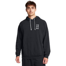 安德玛 秋冬 Rival Fleece 男子运动休闲连帽卫衣 1389427 黑色001 XXL254元