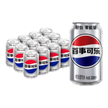 plus会员、需首购:百事可乐 Pepsi轻怡 无糖零卡 碳酸饮料330ml*12听 新老包装随机发货20.76元