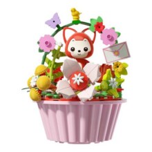 【粉丝内购，99元4件】JAKI佳奇积木阿狸童年纸杯蛋糕玩具拼装29.7元