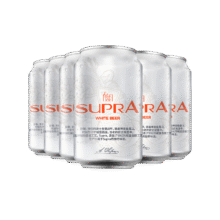 珠江啤酒 比利时风味白啤 330mL 6罐9元