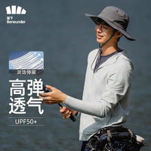 蕉下 防晒衣男士夏季新品长袖防紫外线防晒服短外套轻薄透气夹克 泊竹 银河灰89元