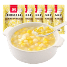 京东百亿补贴：西贝莜面村 黄糯脱皮玉米羹 300g*5袋38.51元（需领券）