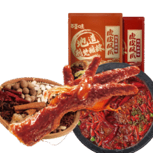 百草味 虎皮凤爪400g24.9元