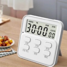 定时计时器倒提醒学生学习做题自律时间管理厨房电子多功能闹钟表 计时器-普通款-含电池-1个4.94元